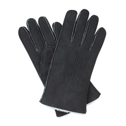 Men's Black Sheepskin Gloves
