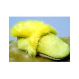 Lemon Drop Sheepskin Slippers