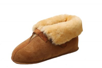 Men's High Cabin Slippers w/ Velcro Closing