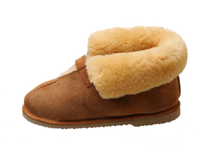 Women's High Cabin Slippers w/ Velcro - Hard Sole - Image 2