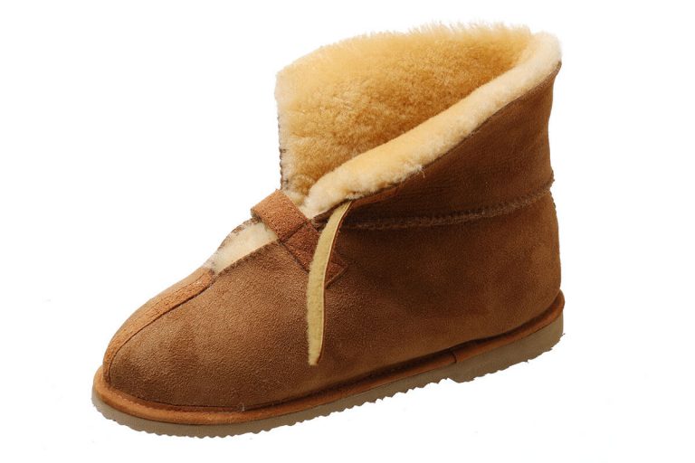Women's High Cabin Slippers w/ Velcro - Hard Sole - Image 3