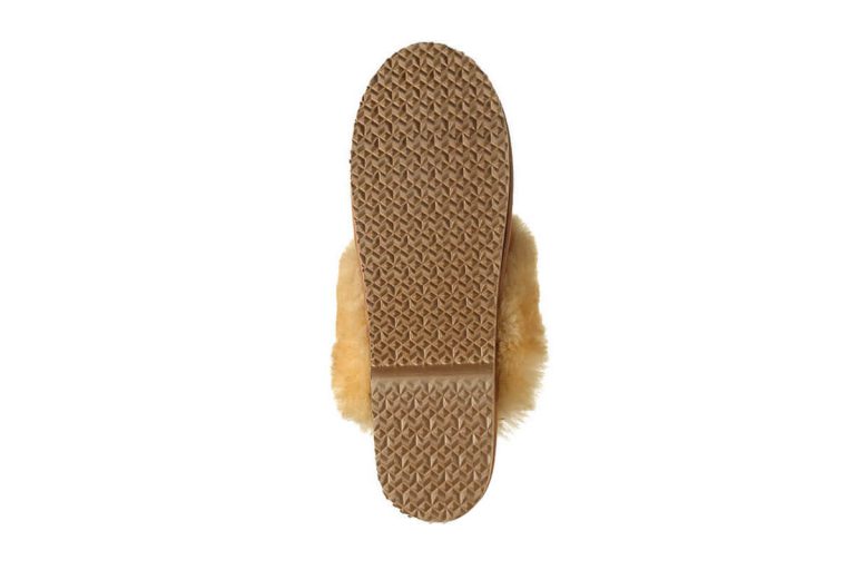 Women's High Cabin Slippers w/ Velcro - Hard Sole - Image 7